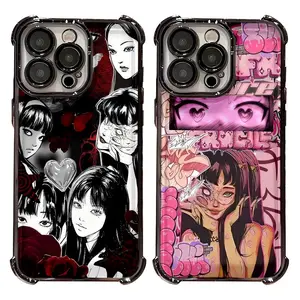 Hot Painting Comic Tomie Black Phone Cases For iPhone 17 16 15 14 13 12 11 Promax Pro Max Plus Air Transparent TPU Shockproof Protective Cool Cover Best Gifts of Christmas Halloween Birthday Valentine