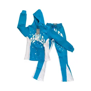 Pearled apparel Muagga Mason set teal Fashion Fit Hoodie Womenswear Joggers Pants Style Suits Tops Comfort tracksuit