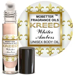MOBETTER FRAGRANCE OILS Kreed Whiter Ambers Unisex body oil 1/3 oz roll on