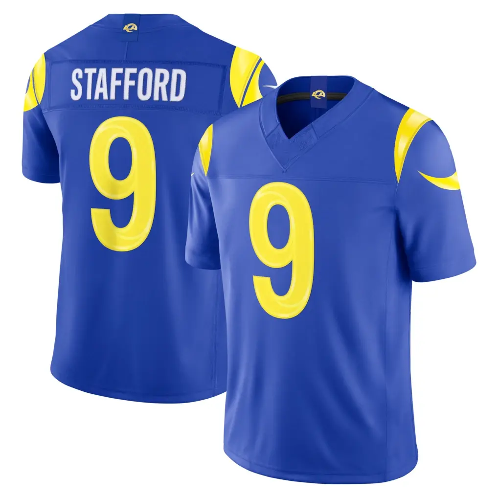 Men's Matthew #9 American football jersey, stylish, comfortable and breathable, sports game jersey