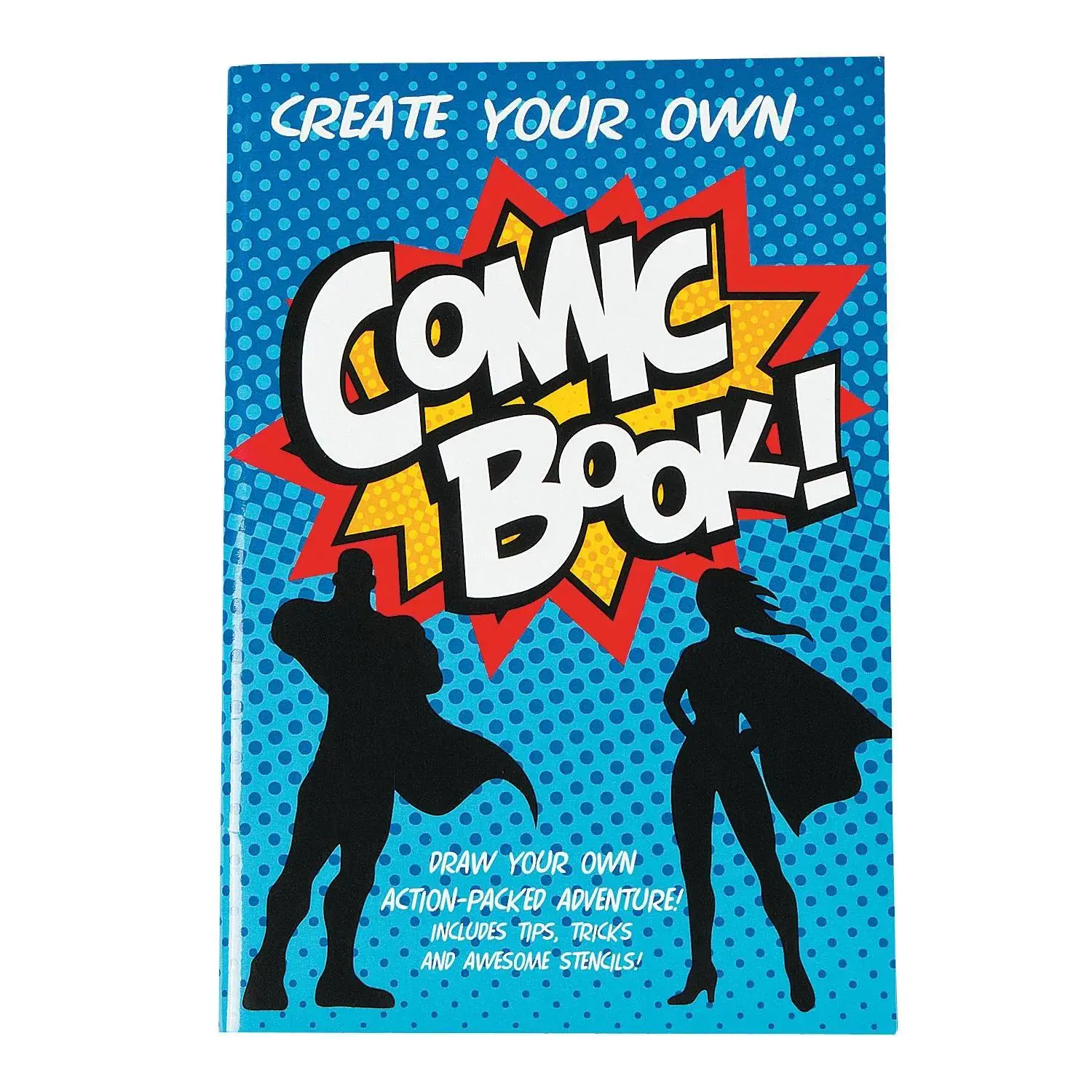 5" x 7" 52 Pg. Create Your Own Comic Book Activity Pads - 12 Pc.