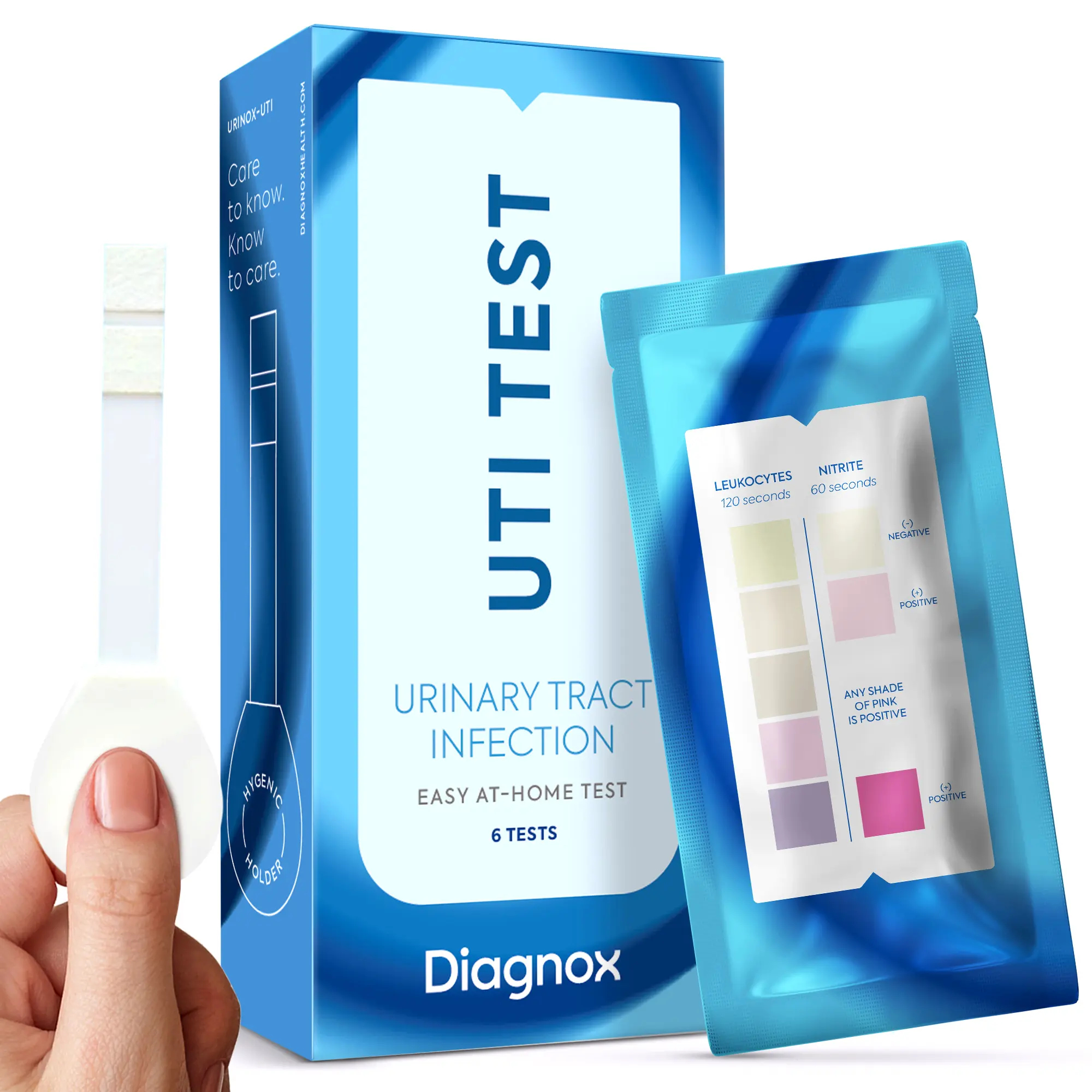 DIAGNOX UTI Test Strips, 6 Count - Accurate Results in 2 minutes DIAGNOX UTI Test Strips, 6 Count - Accurate Results in 2 minutes
