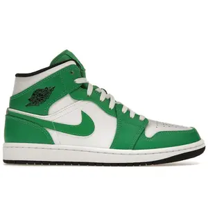 Jordan Men's 1 Mid Lucky Green Basketball Shoes, from StockX