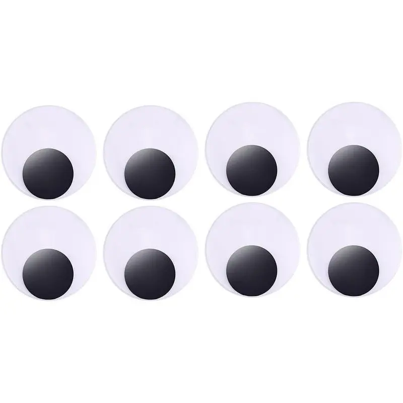 3" Halloween Wiggle Googly Eyes with Self Adhesive Set of 8
