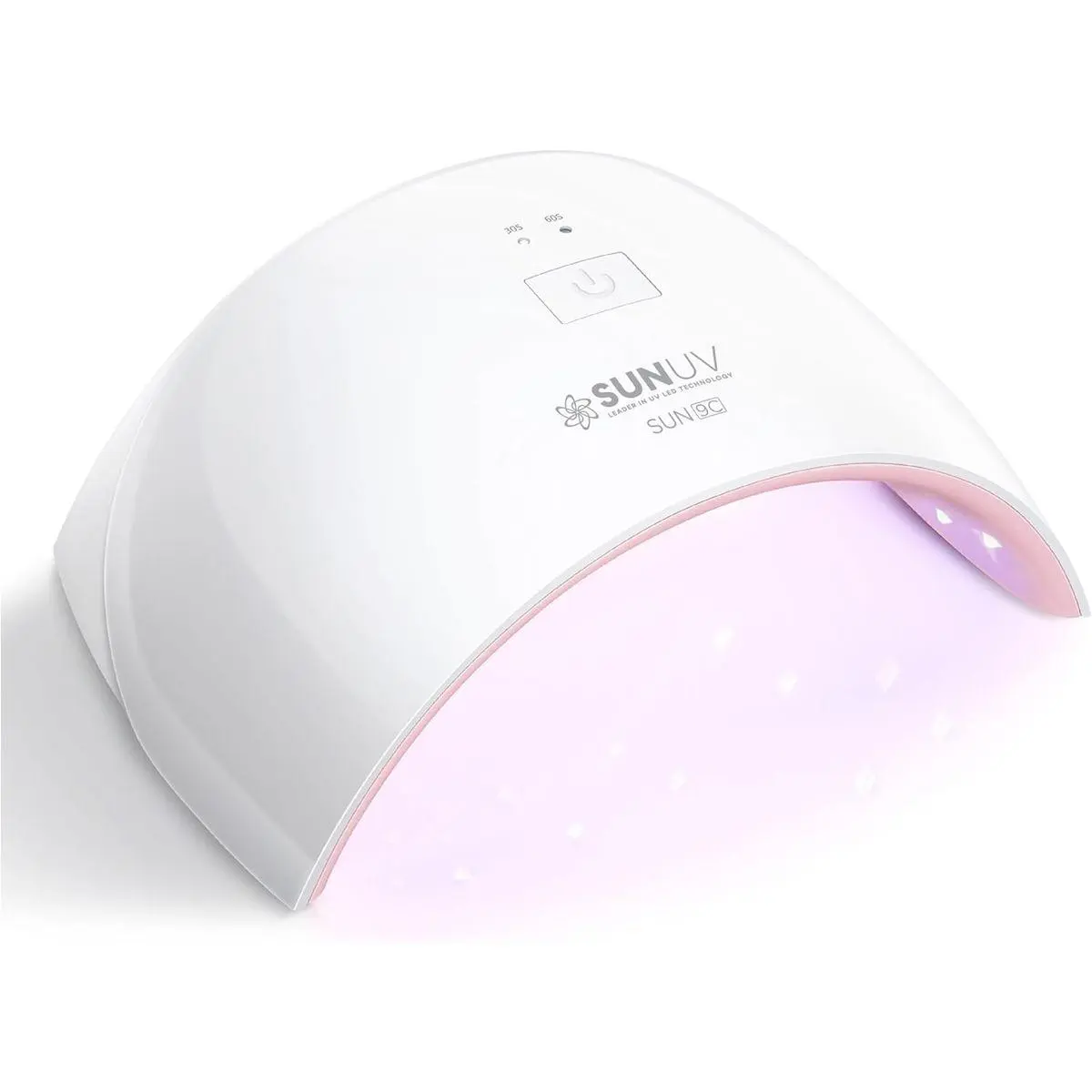 SUNUV UV LED Nail Lamp, Nail Dryer for Gel Polish UV Light for Nails with Sensor 2 Timers SUN9C Pink Gift for Women Girls