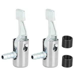 6mm Locking Air Chuck Air Hose Inflator Adapter for Bike Motorcycle Car Tire Valve 2pcs