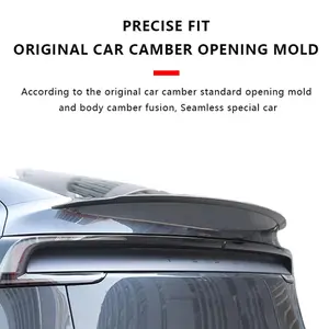 ABS Carbon Fiber Pattern Spoiler for Tesla Model Y Juniper 2025 Glossy Matte High Performance Trunk Wing Car Modified Accessory