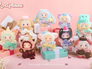 LOVELY EMMA Lucky No.1 Series Blind Box, Cute Fluffy Animal Theme Toys for Gifts
