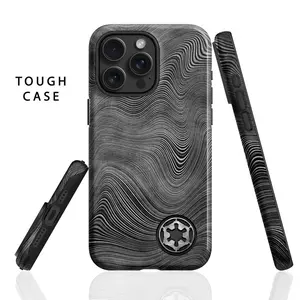 Beskar Imperial Phone Case Silver Edition - Star Beskar ingot design for Apple iPhone