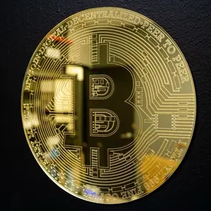 Mirrored Gold Bitcoin Wall Art Decor Crypto Reflective Acrylic Blockchain Investment Wealth Digital Currency for Crypto Enthusiasts | Gift