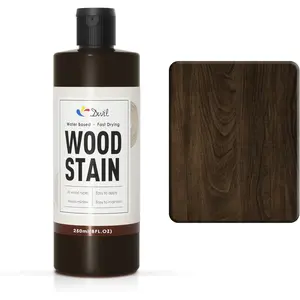 Water Based Wood Stain - Multiple Finishes, Fast Drying, Indoor and Outdoor Furniture, Wood Paneling, Cabinets and More, Low Odor & Non-Toxic
