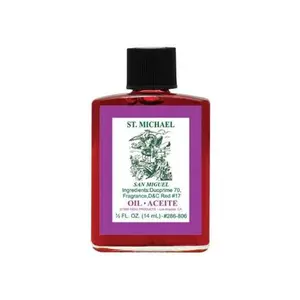 Indio St. Michael Oil - 1/2 oz for protection, courage and deliverance from enemies
