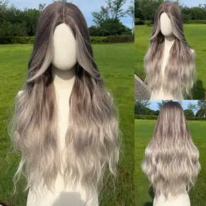 【Inventory clearance】Smilco Synthetic Fiber Wigs: Limited-time Discount-1 Full Machine Cap Adjustable Straps &Breathable Cap Vibrant Color & Soft Texture