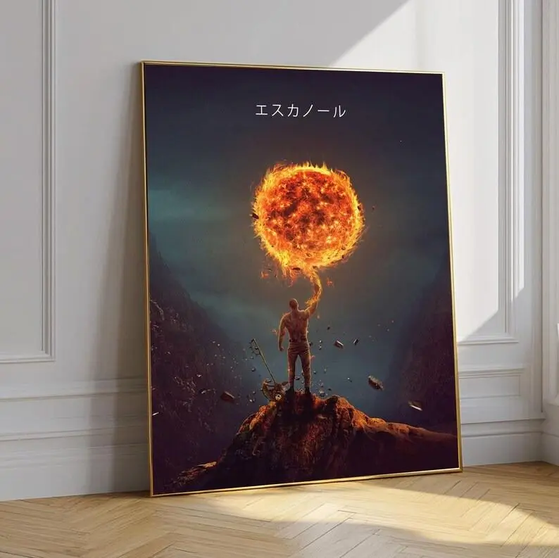 Escanor The 7 Deadly Sins Lion’s Sin of Pride Nanatsu no Taizai Anime Manga High Detail Unframed Multi-Size Photo Poster, Mount-Compatible Home Decor Prints for Kid Room, Office