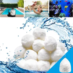 3.1 lbs Pool Filter Ball for Sand Filter Pump for Above Ground Pool,   Fiber Filter Media Ball for Swimming Pool Sand Filters (Equals 100 lbs Pool Filter Sand)