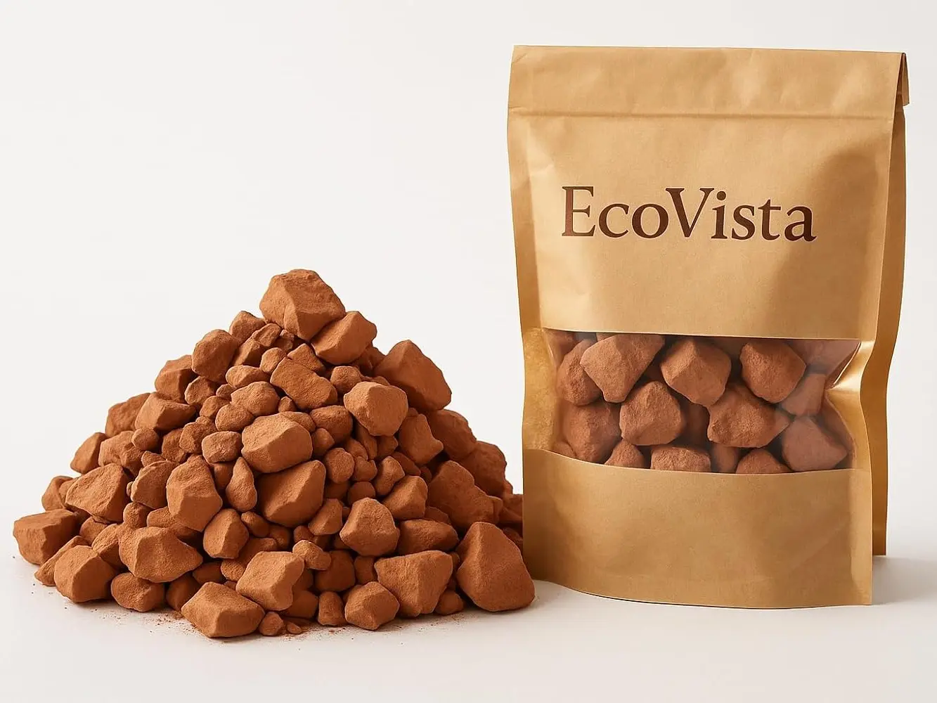 Natural Red Edible Clay Chunks - Organic, Pure, Ideal for Eating and Skin Care - 4 oz (114gm).