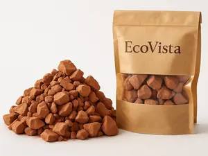 Natural Red Edible Clay Chunks - Organic, Pure, Ideal for Eating and Skin Care - 4 oz (114gm).