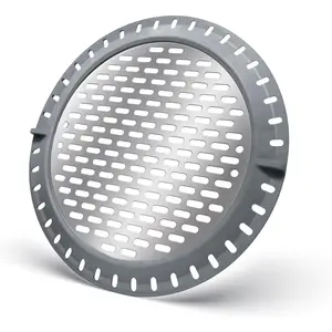 Shower drain hair catcher 5 shower stall drain cover hair trap stainless steel bathtub sink strainer cover with silicone rim round flat filter screen protector for bathroom floor