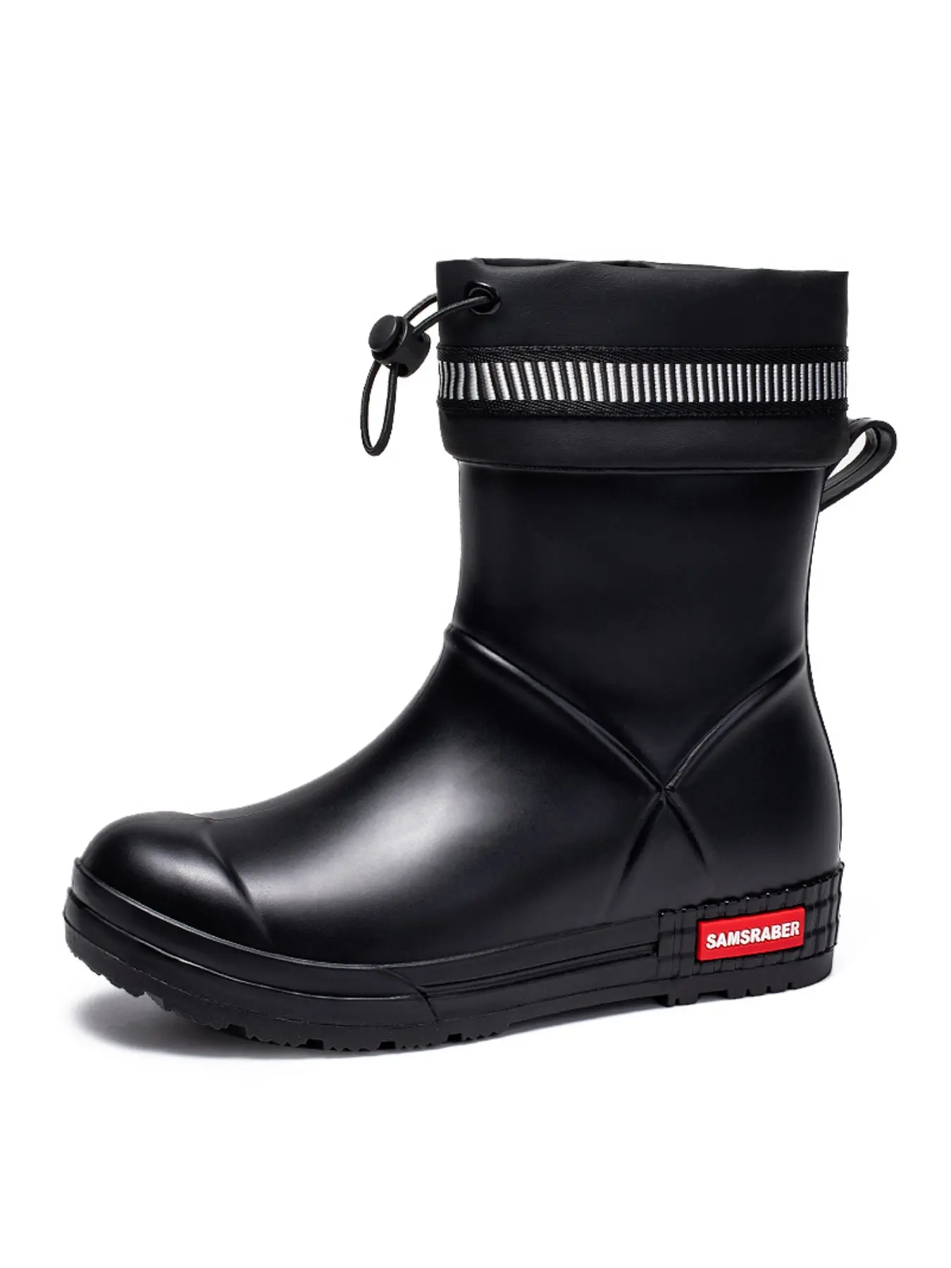 Men's & Women's High-Quality Anti-Slip Rain Boots with Cuff, Round Toe Boots, Waterproof Kitchen Shoes, Garden Shoes, Motorcycle Boots, Fishing Shoes, General Boot