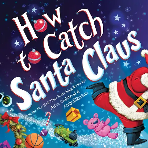 Used Hardcover Picture Book - How to Catch Santa Claus by Alice Walstead (Used Condition, Illustrated English, Silly Rhymes, Christmas Theme, STEAM Concepts, Holiday Fun, 0.7lb/0.7lb) - School & Educational Supplies for 4-10 Years Old Children