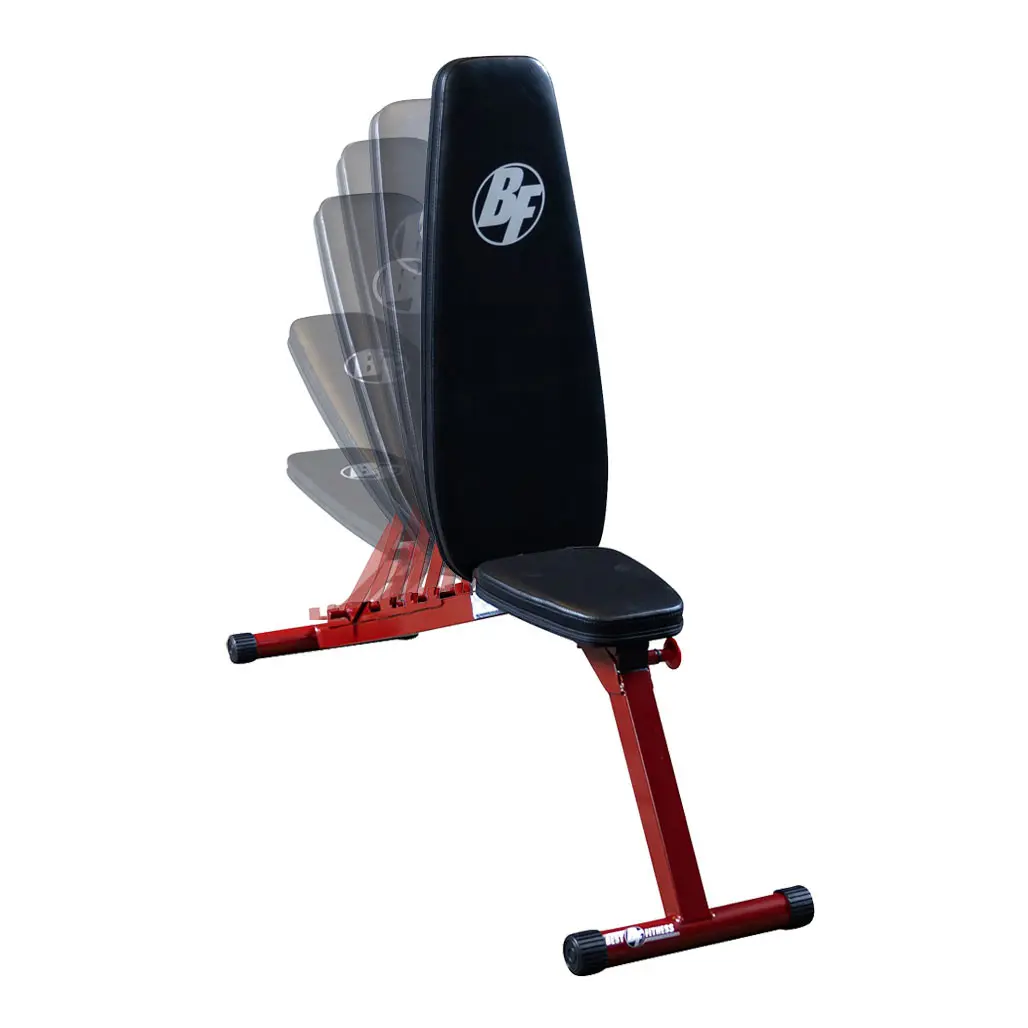 6-Position Adjustable Weight Bench with No Assembly Required, Black ...