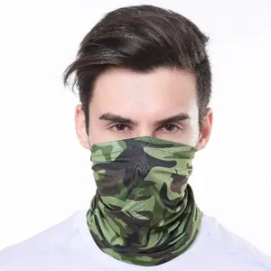 Unisex Seamless Multifunctional Magic Headscarf, Outdoor Cycling Face Mask, Face Cover, Neck Gaiter, Sun Protection, Windproof Breathable Equipment