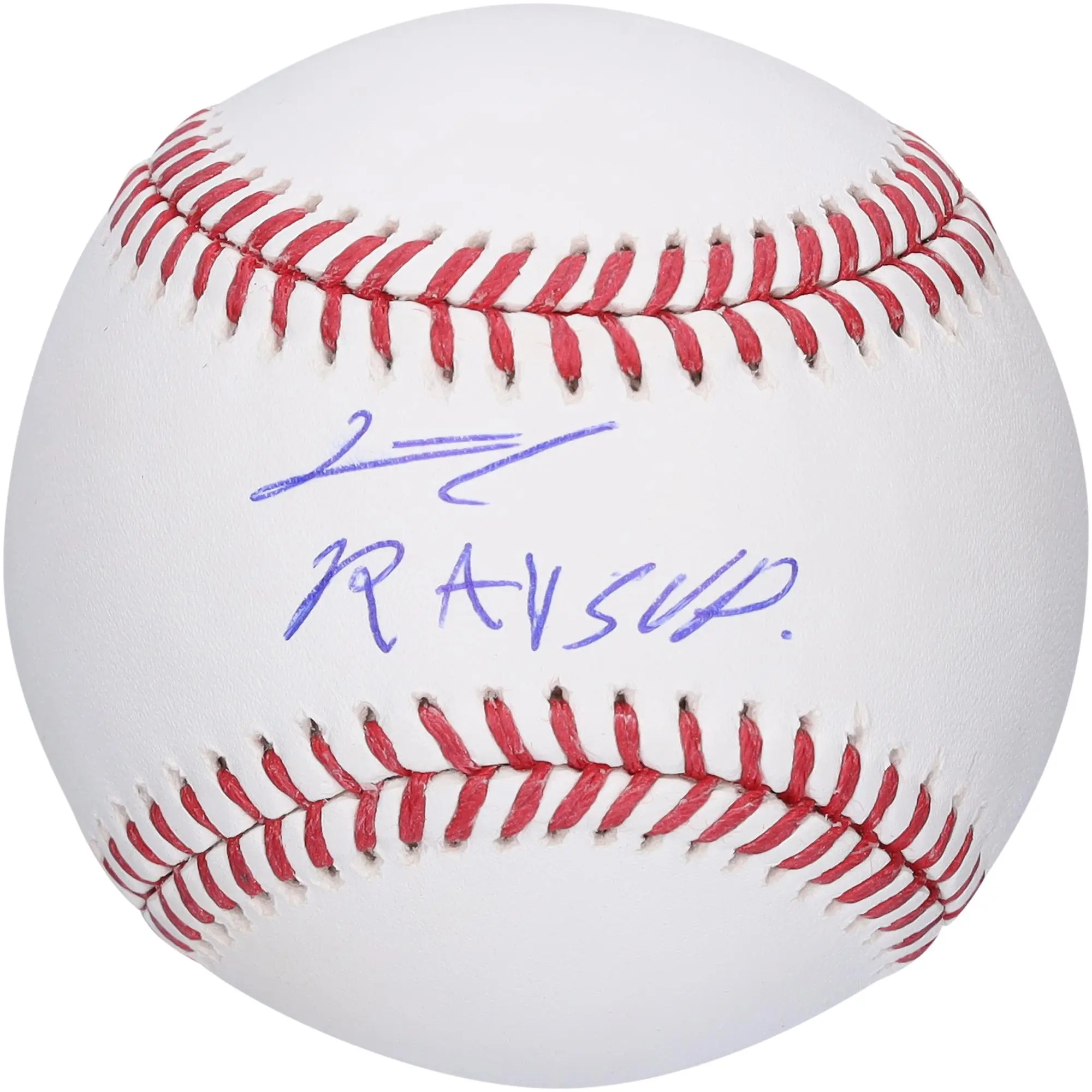 Junior Caminero Tampa Bay Rays Autographed Baseball with "Rays Up!" Inscription - Fanatics Authentic Certified