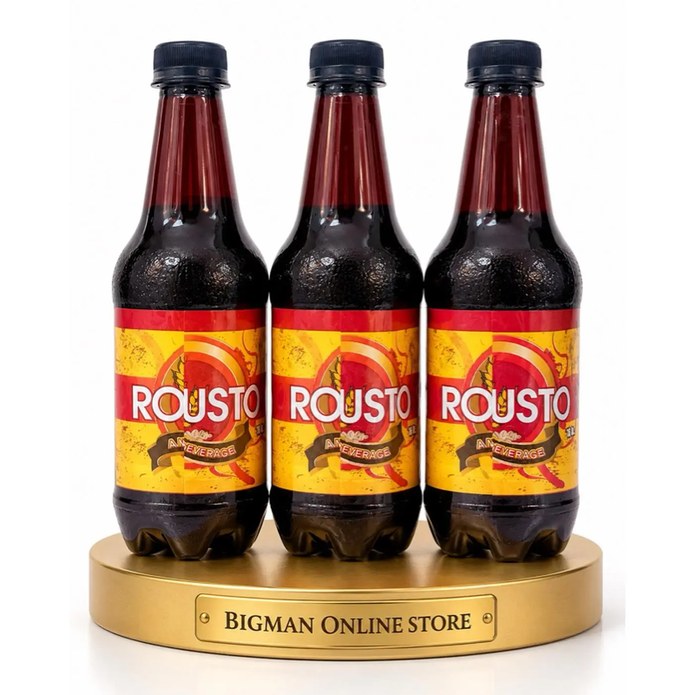 Rousto 3-Pack of 12 oz Bottles - Refreshing Beverage for Everyday Enjoyment - Perfect for Home & Office Use