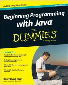 USED-Beginning Programming With Java for Dummies + Website by Barry Burd (Paperback)