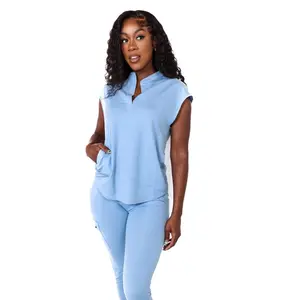 Ava Mandarin Scrub Top