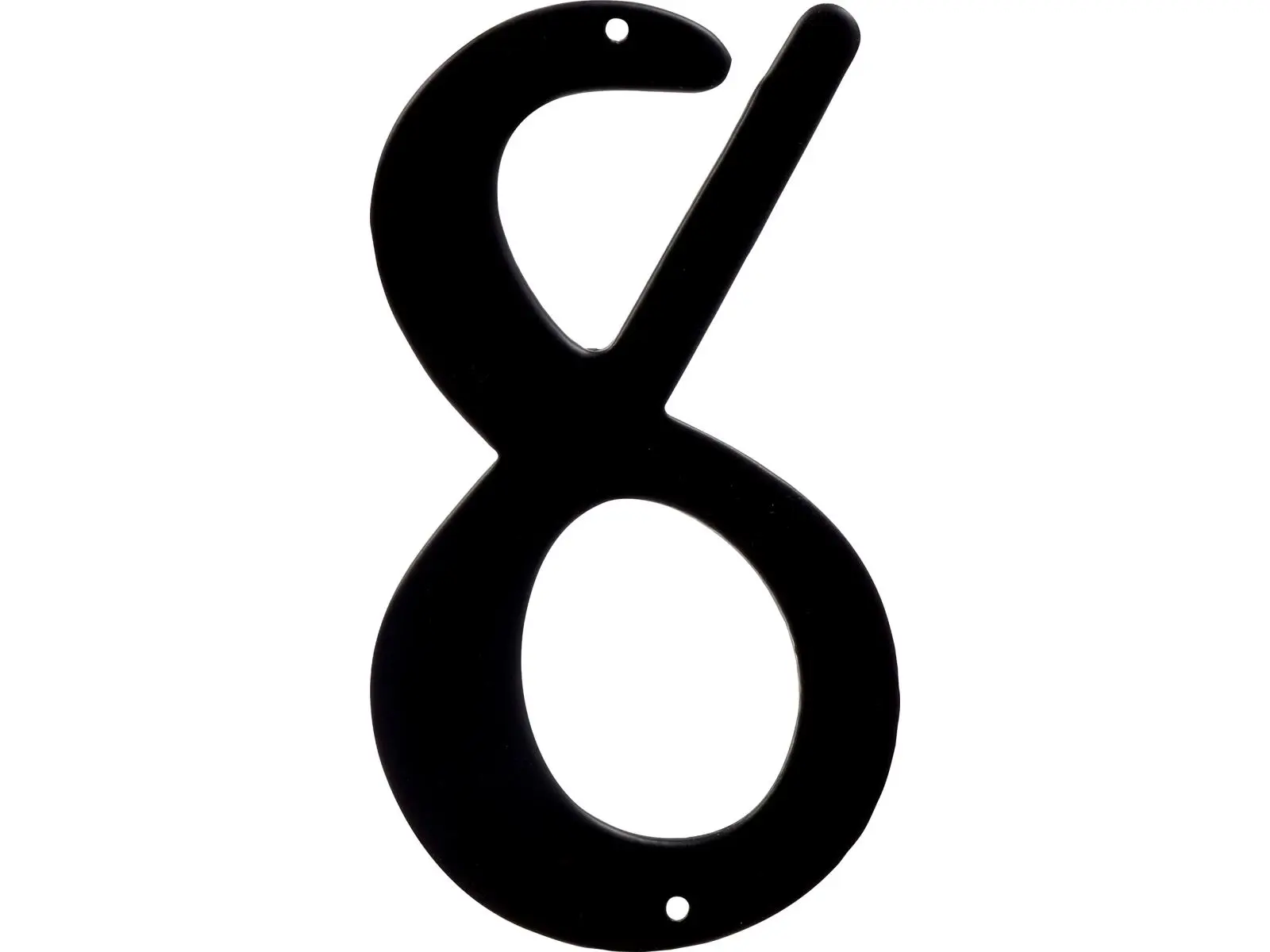 Hillman Group 841632 4 in. Nail-On Black Aluminum House Number - 8 - 3 Piece