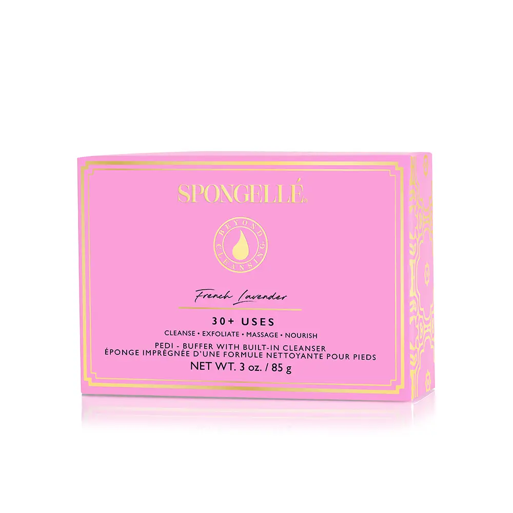 French Lavender | Pedi-Buffer Body Wash Bath Sponge