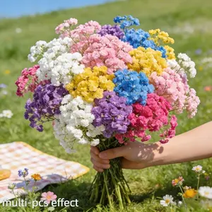 900 Artificial Gypsophila Flowers, 30pcs Set, Mixed Colors, High-Quality Plastic, Artificial Flowers Bouquet, Home Decor, Offices, Hotels, Birthdays, Outdoors
