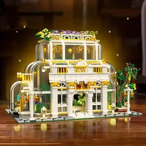 Garden Square Building Blocks, 2231pcs European Architecture Street Model Assembly Toys, Creative Building Blocks Decoration