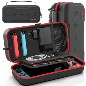 Large Storage Bag for Switch Portable Carrying Protective Case Anti-Scratch Waterproof Travel Bag for N-Switch OLED Set Controller Turbo PS4 Wireless