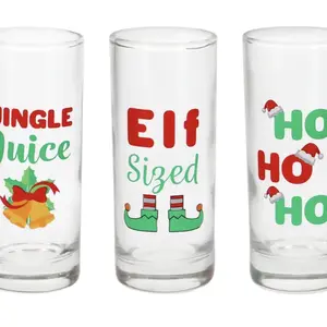 Christmas shot glasses