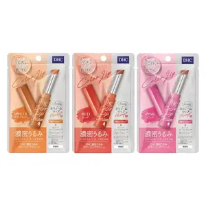 DHC - Moisture Rich Color Lip Care Cream Balm 3 different colors - 1.5g Cosmetic Makeup Japan version