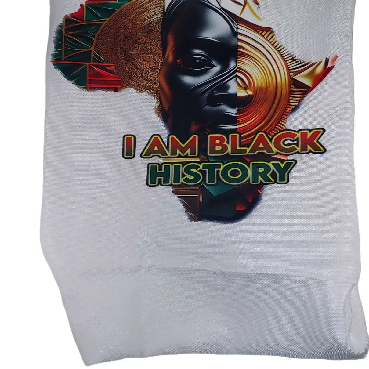 black history month toebag Plain and white