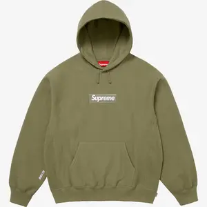 Supreme Box Logo Hoodie Olive