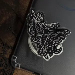 Celestial Butterfly MagSafe Grip, Bookish Accessories, Phone Holder Gift For Her magnetic mount sticky Foldable Wireless