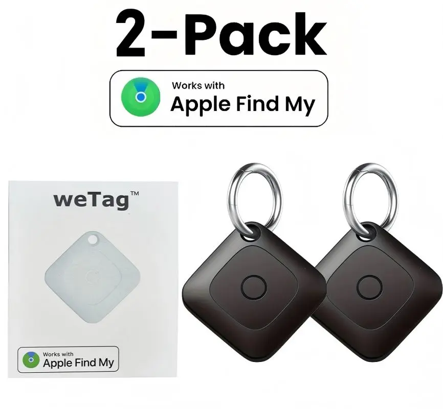 2PCS Smart GPS Car Tracker - Wireless Positioning Tracker, iOS-Only Hidden Car Tracking Device, Father's Day Gift, Smart Tracker