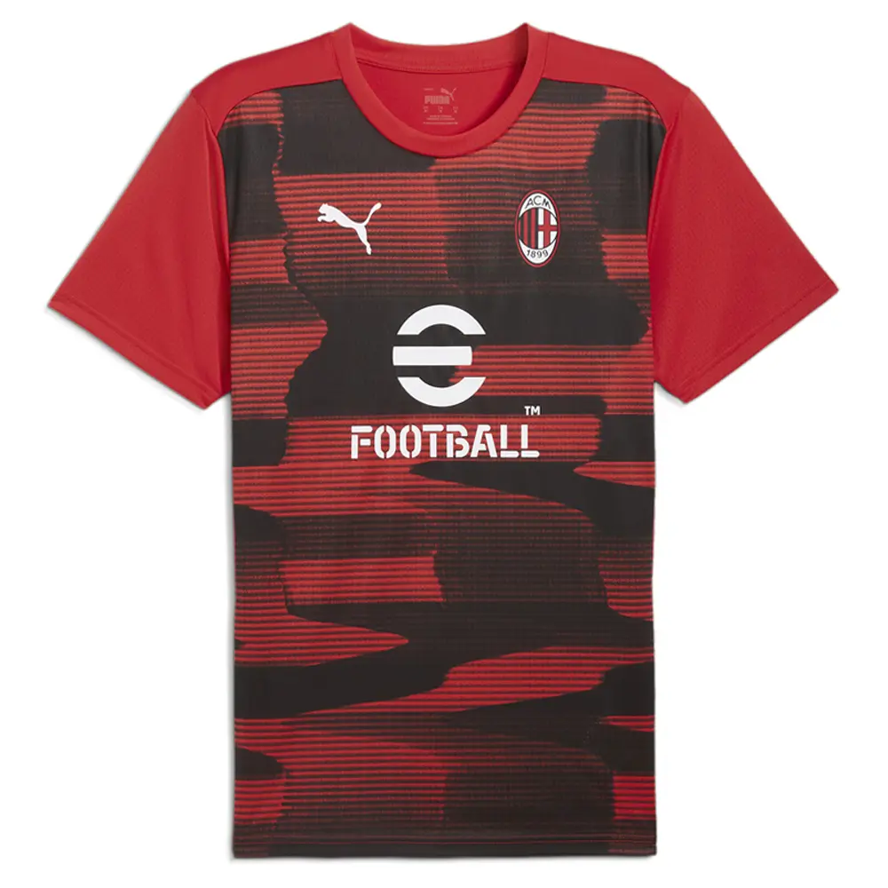 PUMA Mens Ac Milan Pre Match Jersey  - Red