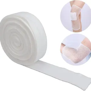 Sports breathable mesh elastic tubular bandage spandex soft tubular stretch bandage for head, arms, and fingers