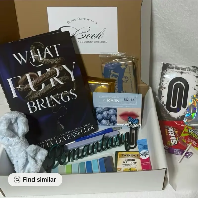 Blind Date with a Book Box Deluxe | Dark Romance, Fantasy & Thriller Book Gift for book lovers