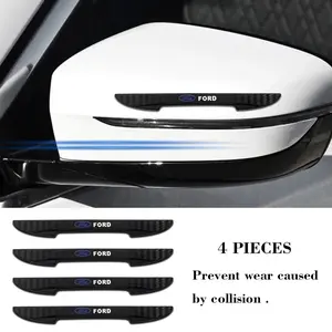 Car Door Edge Protection Strip, Rearview Mirror Protective Film, Fits Ford Fiesta Focus Mondeo Mustang Models, Car Accessories
