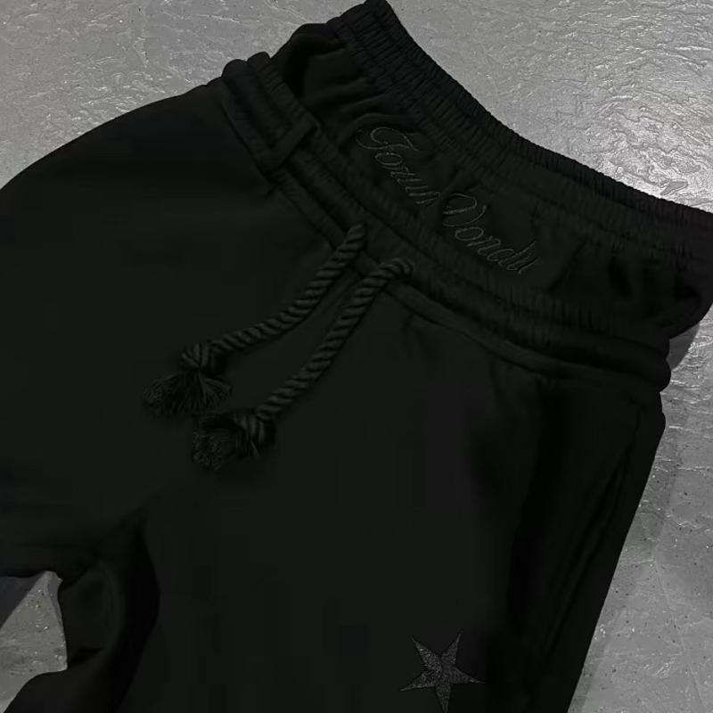 2025 Baggy Double Waist Sweatpants - Waisted Sweatpants Workout Active Joggers Pants Casual Fathersdaygift sweatpantsmen track pants