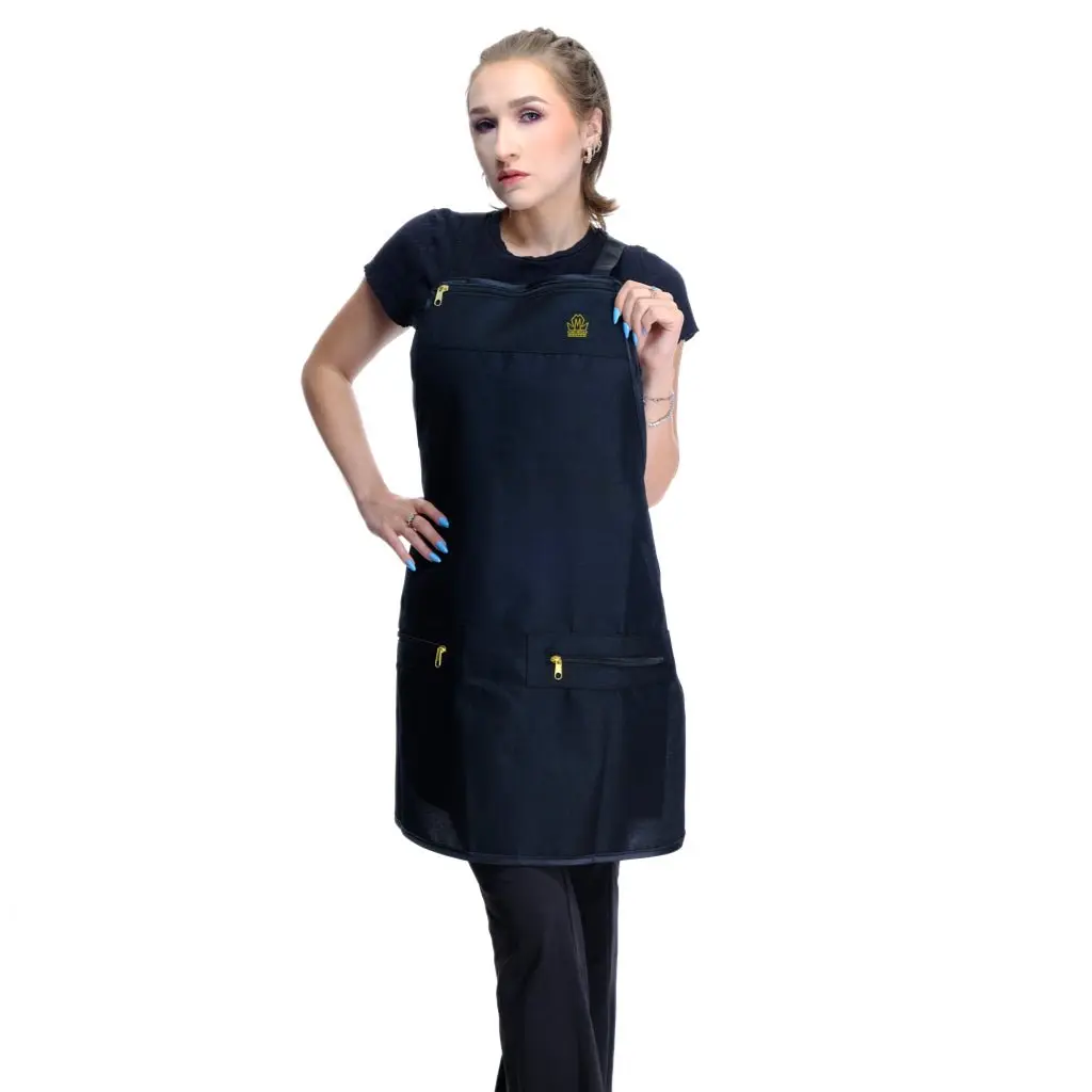 Barber Apron – Triple Black - Hair Stylist Apron