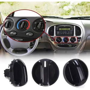 3Pcs Tundra AC Knobs Replacement Compatible with 2000 2001 2002 2003 2004 2005 2006 Toyota Tundra A/C Air Conditioner Heater Blower Fan Control Knob 55905-0C010,559050C010.