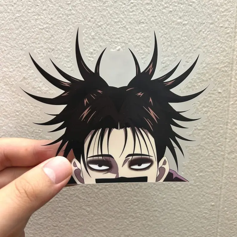 Choso Clear Peeker Sticker Anime Peeking Decal Car Sticker Laptop Sticker