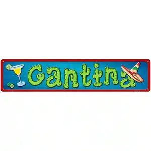 Cantina Novelty Metal Street Sign